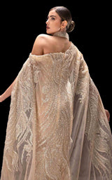 4 of 5 MNM Couture K4241 Beige