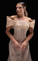 2 of 4 MNM Couture K4246 Beige