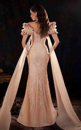 5 of 5 MNM Couture K4254 Beige