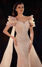 3 of 5 MNM Couture K4254 Beige
