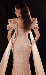 4 of 5 MNM Couture K4254 Beige