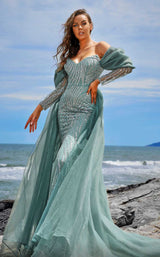 2 of 5 MNM Couture M1051 Green