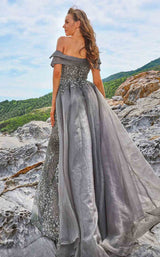 6 of 6 MNM Couture M1054 Dark Grey
