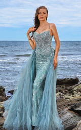 1 of 6 MNM Couture M1055 Blue