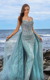 2 of 6 MNM Couture M1055 Blue
