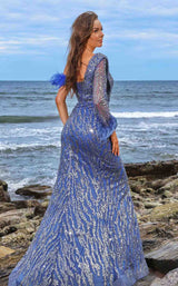 5 of 5 MNM Couture M1057 Blue