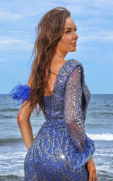 4 of 5 MNM Couture M1057 Blue