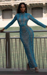 1 of 7 MNM Couture M1125 Blue