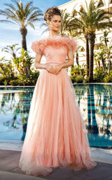 1 of 2 MNM Couture M1139 Salmon
