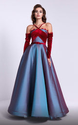 1 of 9 MNM Couture N0560 Red