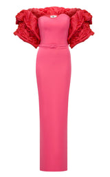 3 of 12 MNM Couture N0569 Fuchsia