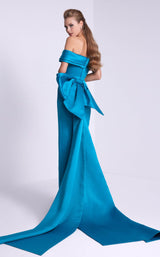 9 of 10 MNM Couture N0589 Turquoise