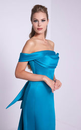 7 of 10 MNM Couture N0589 Turquoise