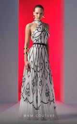 2 of 6 MNM Couture N0614 Black/White