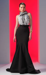 1 of 5 MNM Couture N0615 Black/White