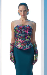 4 of 8 MNM Couture N0616 Petrol