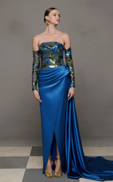2 of 9 MNM Couture N0621 Petrol