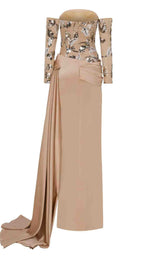 9 of 9 MNM Couture N0621 Gold