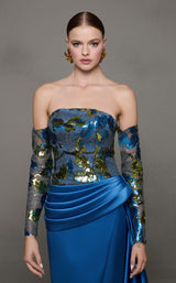 4 of 9 MNM Couture N0621 Petrol