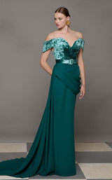 2 of 5 MNM Couture N0628 Green