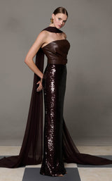 5 of 6 MNM Couture N0629 Brown