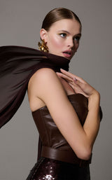 3 of 6 MNM Couture N0629 Brown