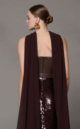 4 of 6 MNM Couture N0629 Brown