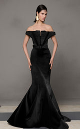 1 of 2 MNM Couture N0630A Black