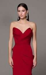 7 of 12 MNM Couture N0637 Red