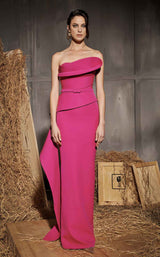 1 of 18 MNM Couture N0647 Fuchsia