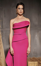 2 of 18 MNM Couture N0647 Fuchsia