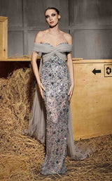 1 of 9 MNM Couture N0652 Grey