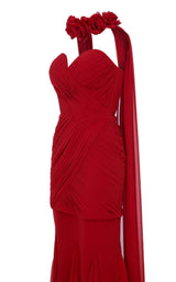 9 of 19 MNM Couture N0655 Red