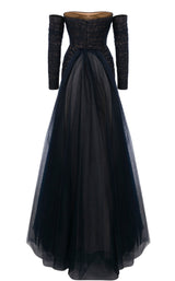 10 of 19 MNM Couture N0656 Navy Blue