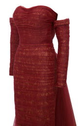 17 of 19 MNM Couture N0656 Burgundy