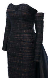 9 of 19 MNM Couture N0656 Navy Blue