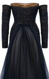 11 of 19 MNM Couture N0656 Navy Blue