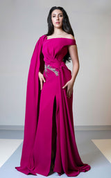 1 of 4 MNM Couture V02029A Fuchsia