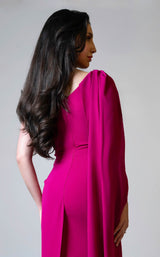 3 of 4 MNM Couture V02029A Fuchsia