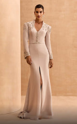 1 of 4 MNM Couture V02030 Beige