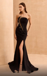 1 of 4 MNM Couture V02040 Black