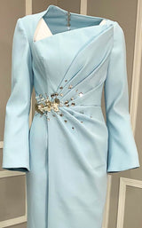 2 of 4 MNM Couture V02055 Light Blue
