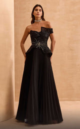 1 of 4 MNM Couture V07282 Black