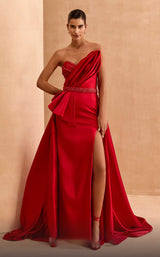 1 of 4 MNM Couture V07353 Red