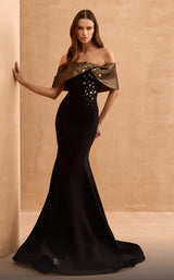 1 of 4 MNM Couture V07388 Black-Copper