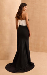 4 of 4 MNM Couture V07442 Black/White