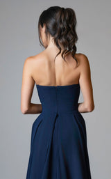 3 of 4 MNM Couture V07539 Navy Blue