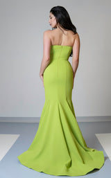 13 of 13 MNM Couture V07548 Green-Fuchsia