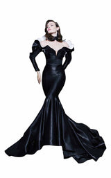 1 of 6 MNM Couture 2485 Black