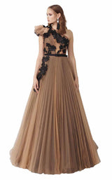 1 of 4 MNM Couture N0282 Nude-Black
